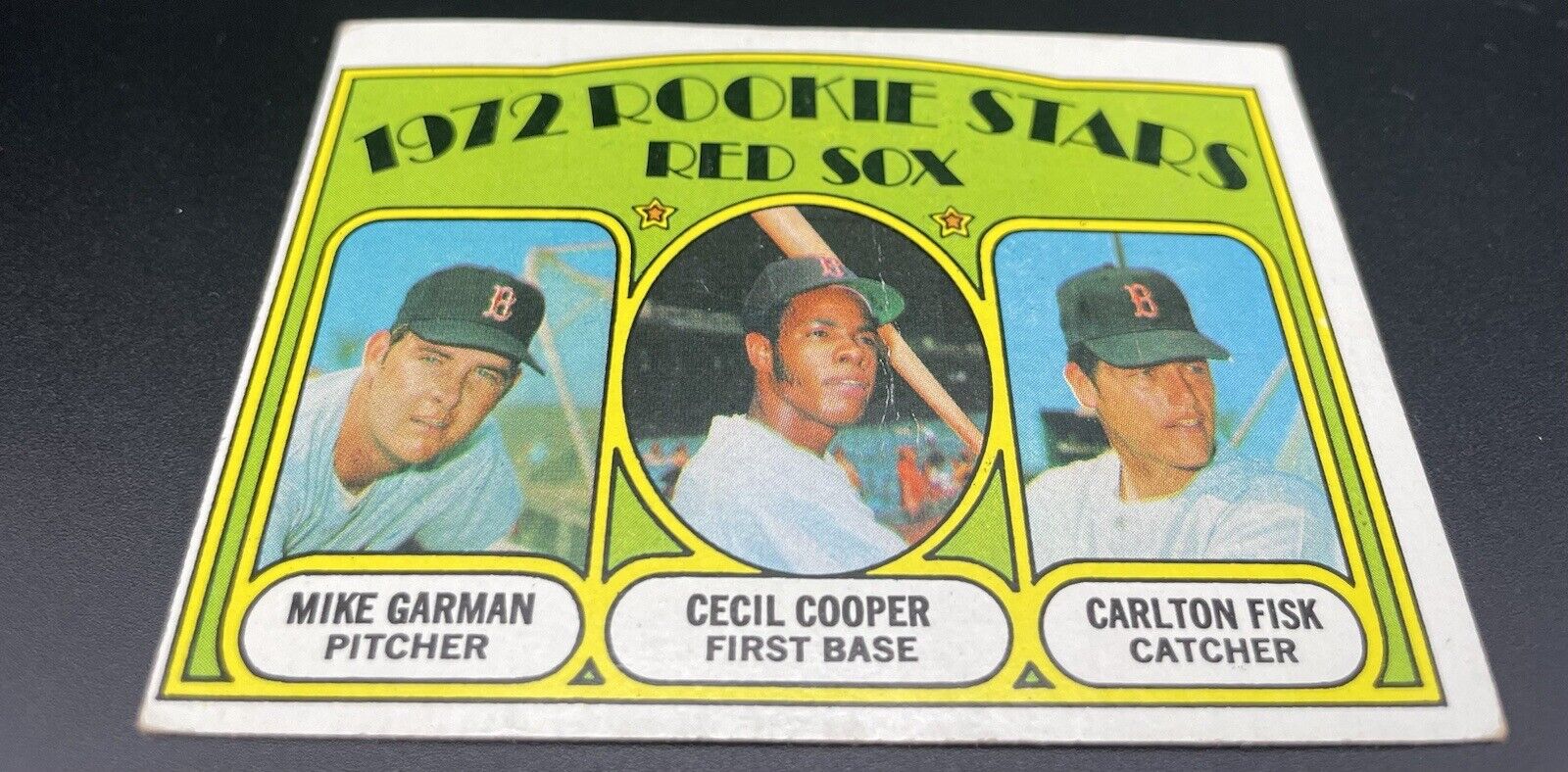 Mike Garman, Cecil Cooper, Carlton  Fisk 1973 Topps #79 Rookie Stars