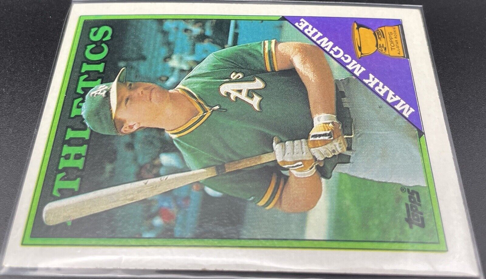 Mark McGwire 1988 Topps #580 All-Star Rookie Oakland Athletics