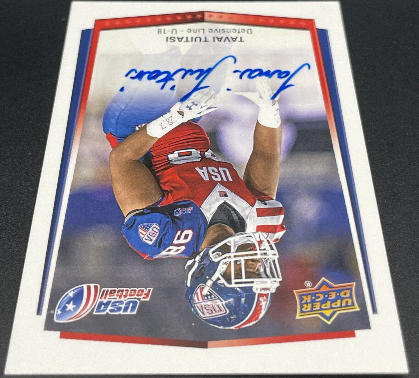 2015 Upper Deck USA Football - U-18 #85 Tavai Tuitasi (RC)