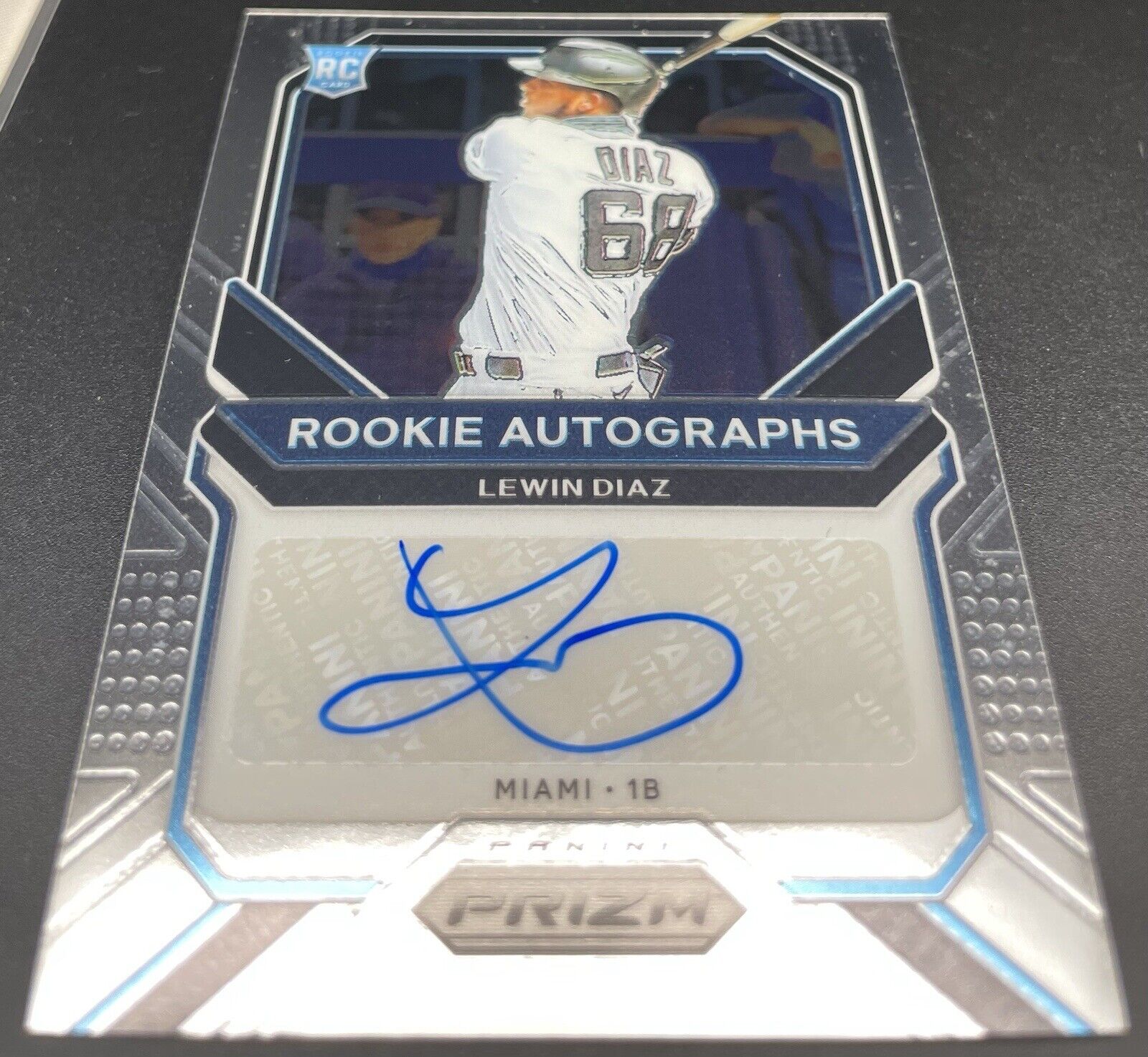 Rookie Autographs #RA-LD Lewin Diaz (AU, RC)- 2021 Panini Prizm