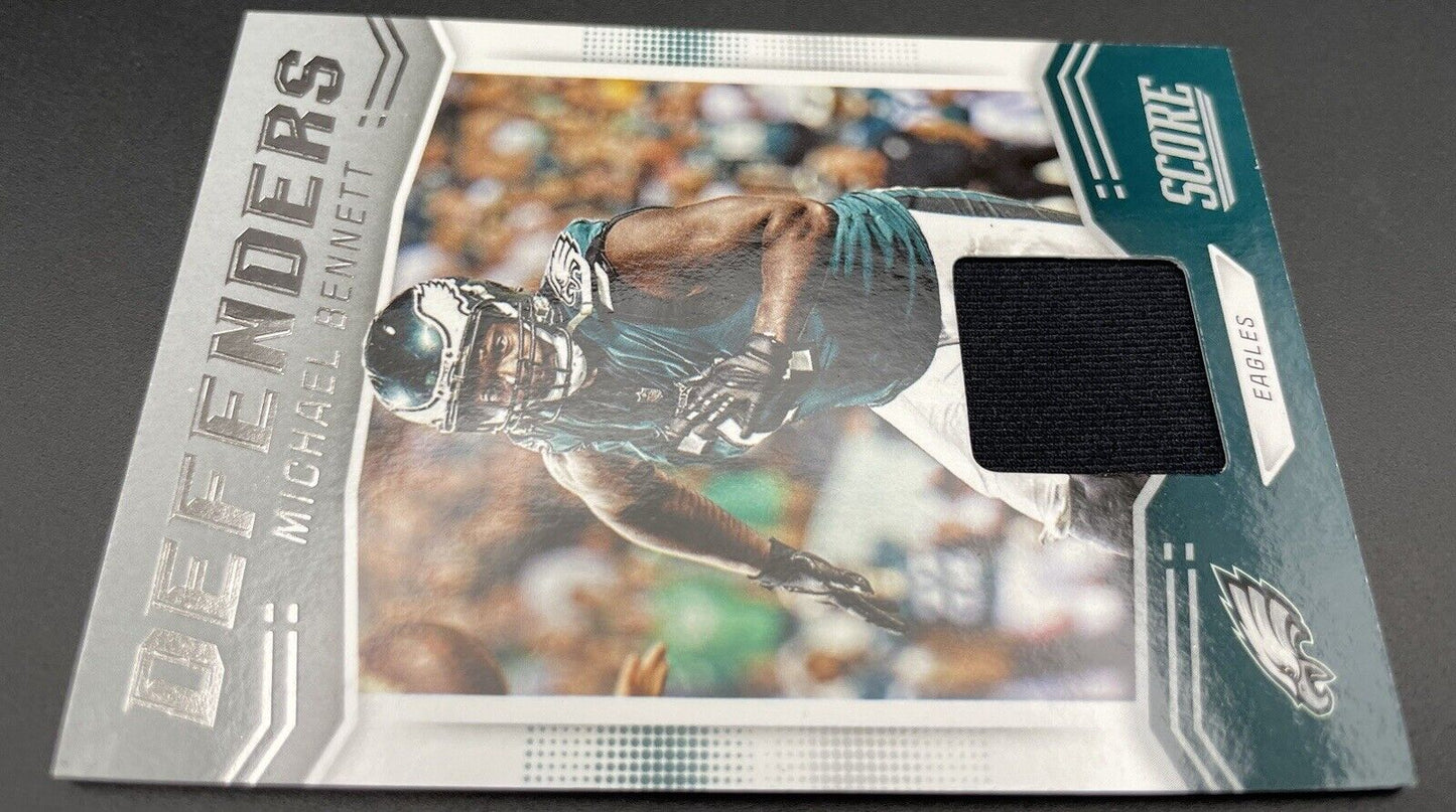 Michael Bennett 2019 Panini Score #D-19 Patch Defenders Philadelphia Eagles