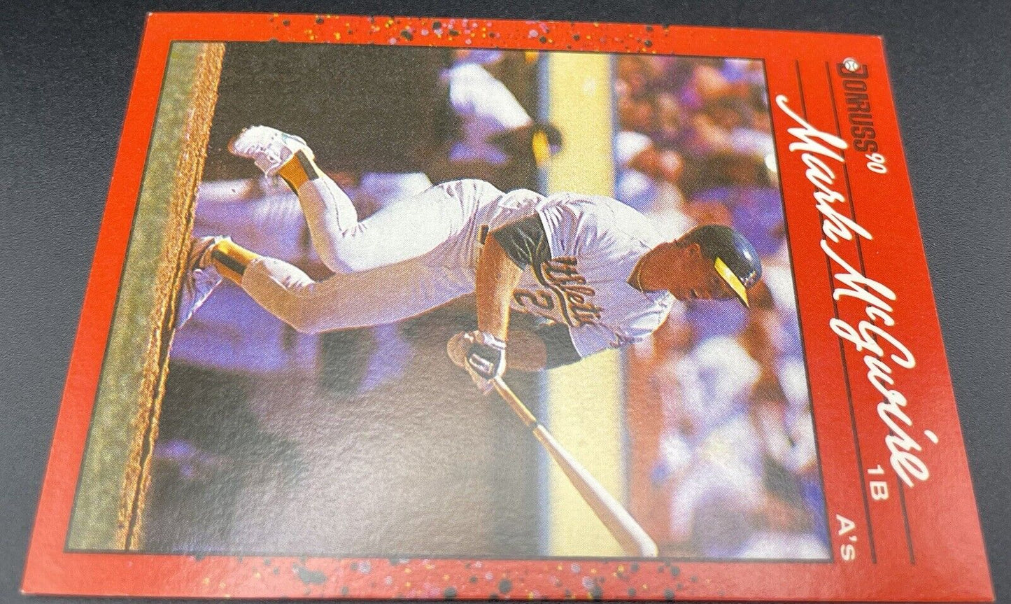 Mark McGwire 1990 Donruss #185 Oakland Athletics  Error Card