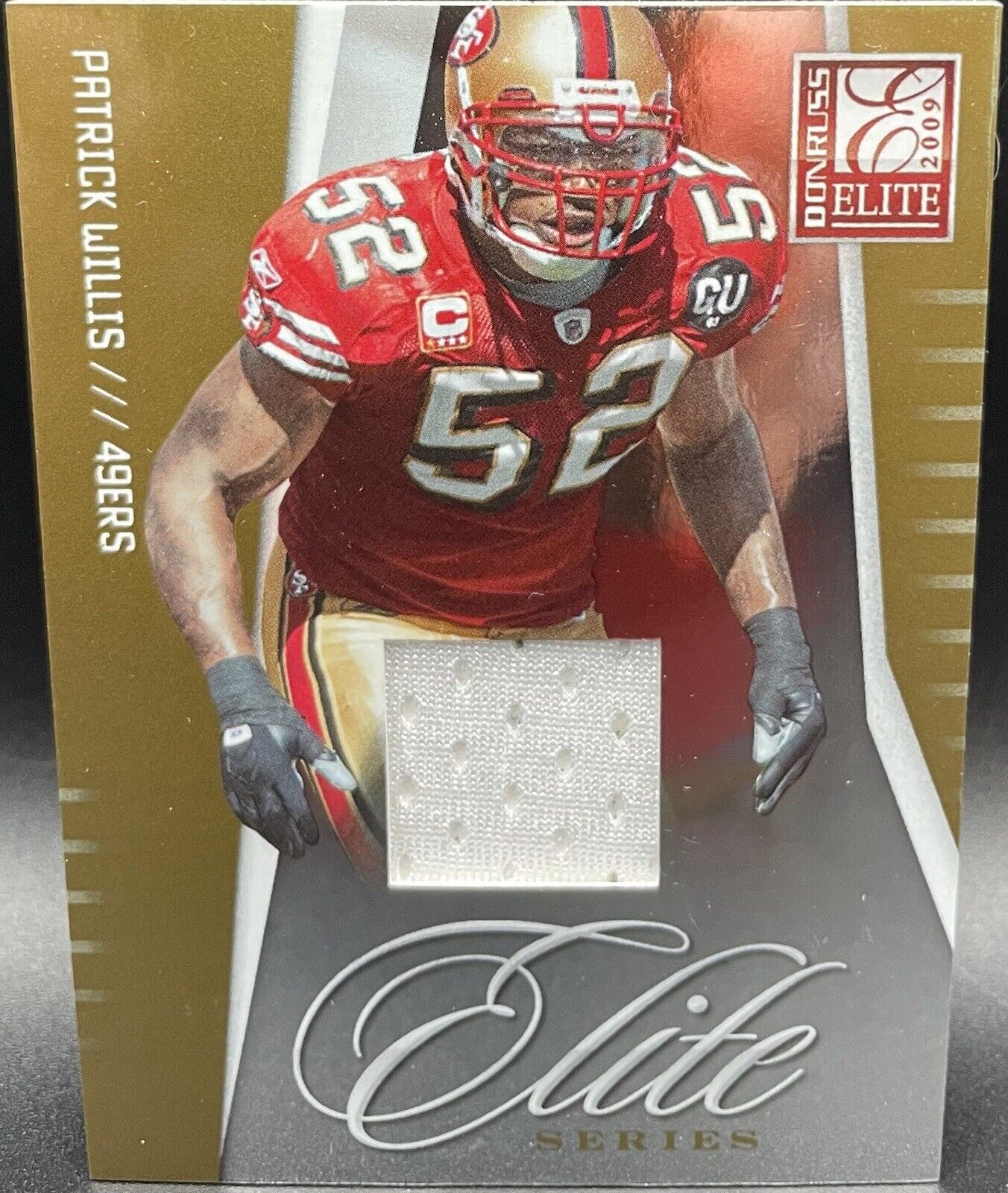 Patrick Willis 2009 Panini Donruss Elite #34 Patch /299 San Francisco 49ers