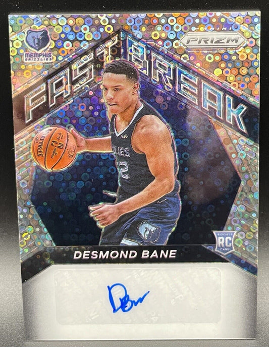 DESMOND BANE 2020 Panini Prizm #FR-DBN Rookie Card Autograph Memphis Grizzlies🔥