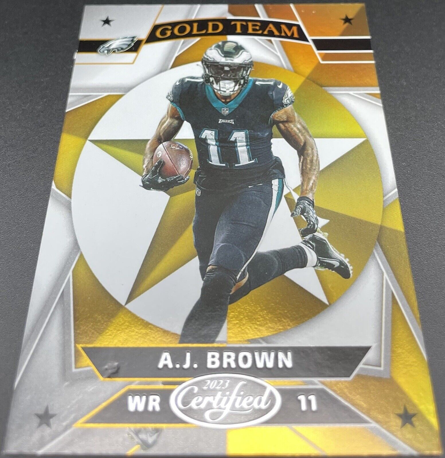 2023 Panini Certified AJ BROWN Gold Team Insert SP GT-14