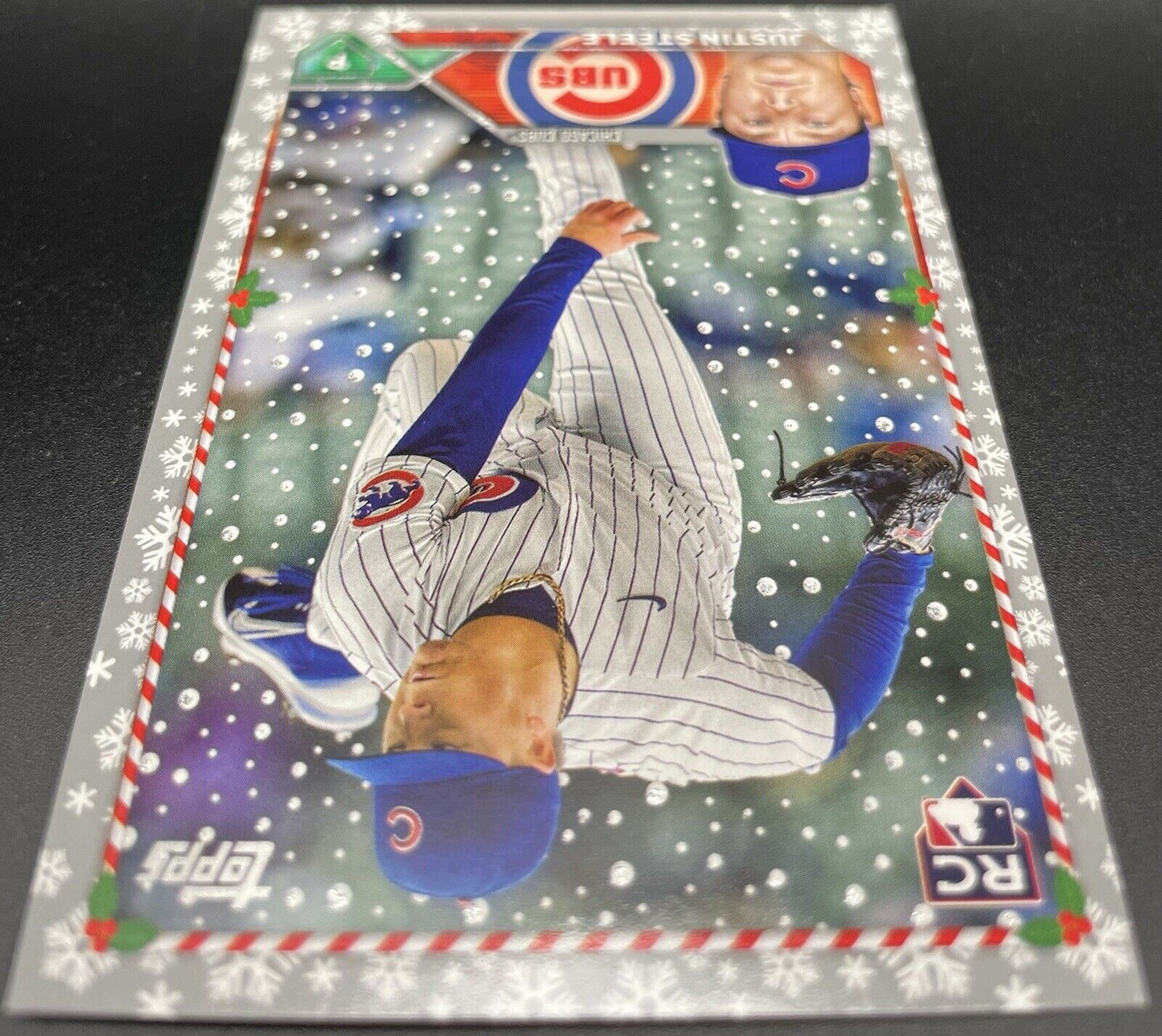 2023 Topps Holiday - Metallic #H191 Justin Steele (RC) Chicago Cubs￼