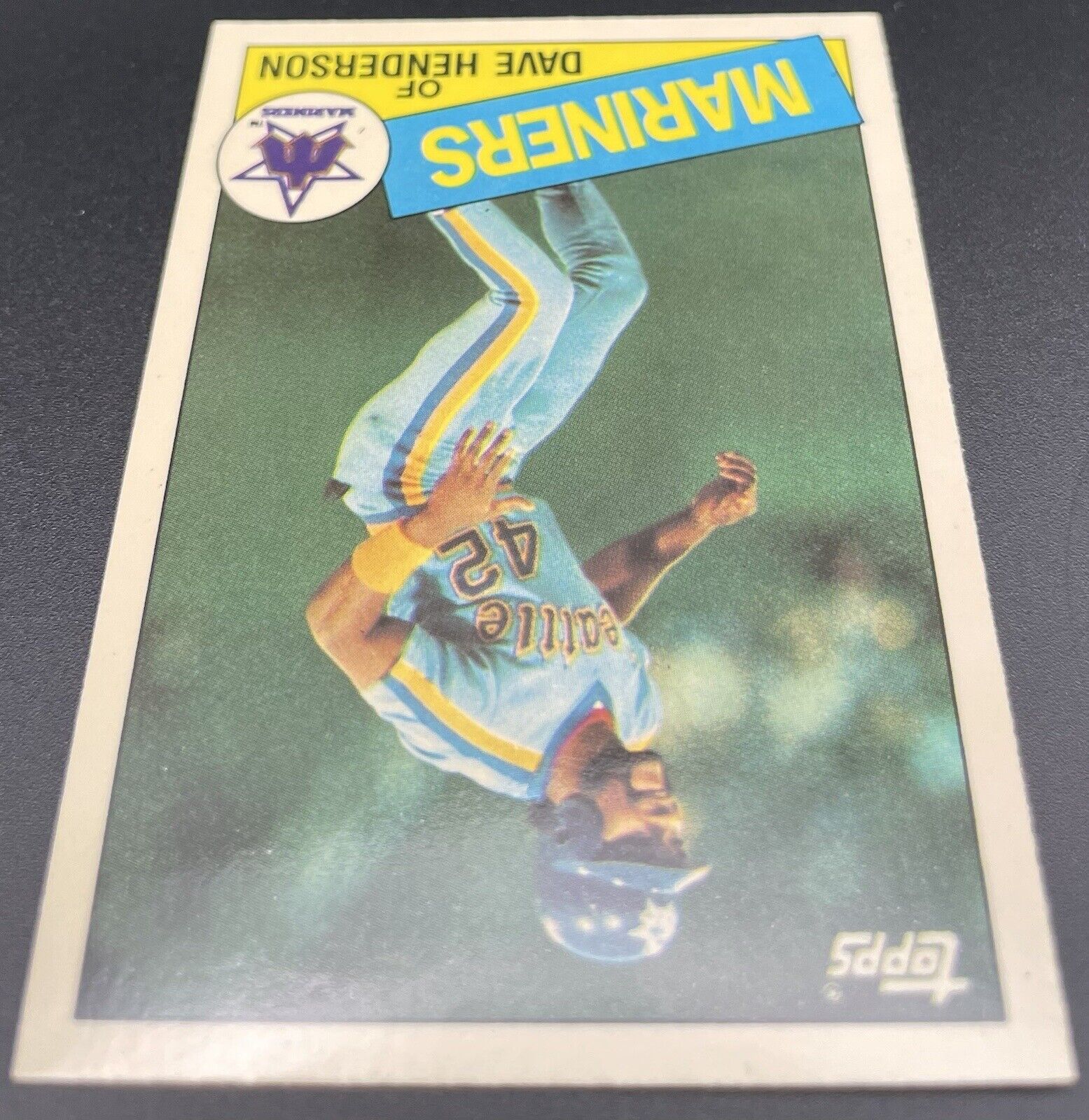 1985 Topps Tiffany Dave Henderson Seattle Mariners #344 ⚾