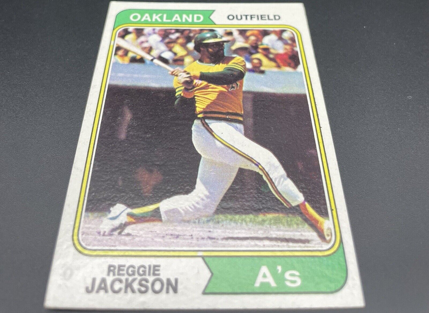 Reggie Jackson 1974 Topps #130 Oakland Athletics HOF 