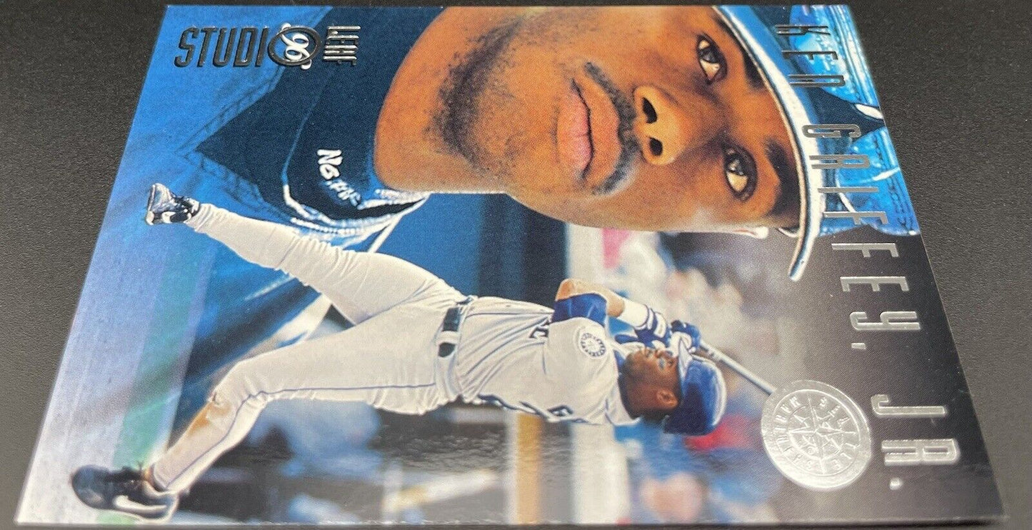 Ken Griffey Jr. 1996 Donruss Leaf Studio # 116 Seattle Mariners 