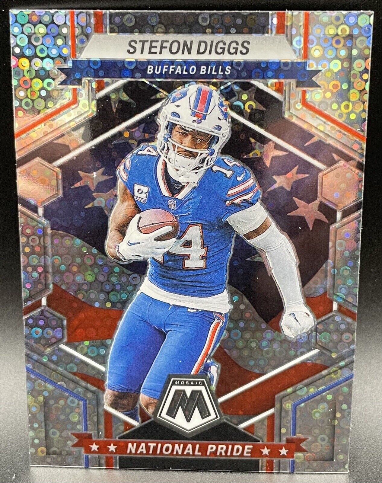 2023 Panini Mosaic STEFON DIGGS #270 Buffalo Bills National Pride🔥🏈💥