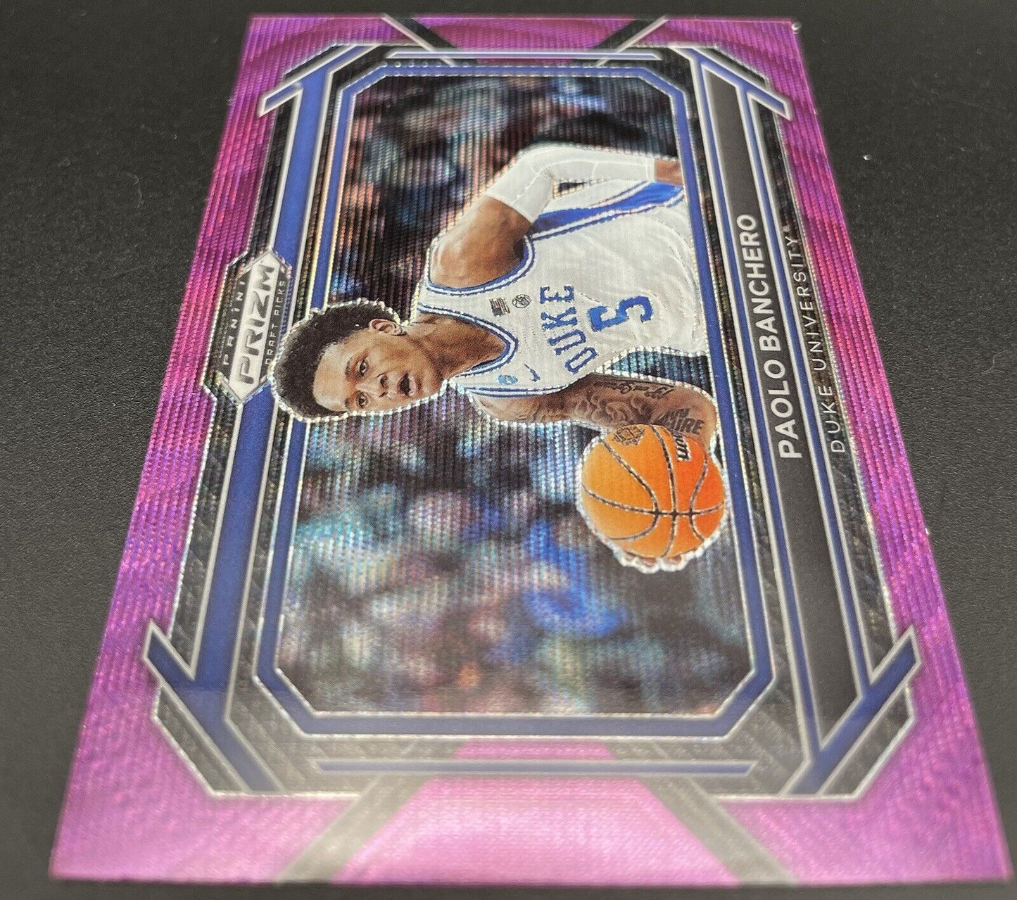 Paolo Banchero 2023 Panini  Prizm Drafts #74  RC Orlando Magic Pink Shimmer