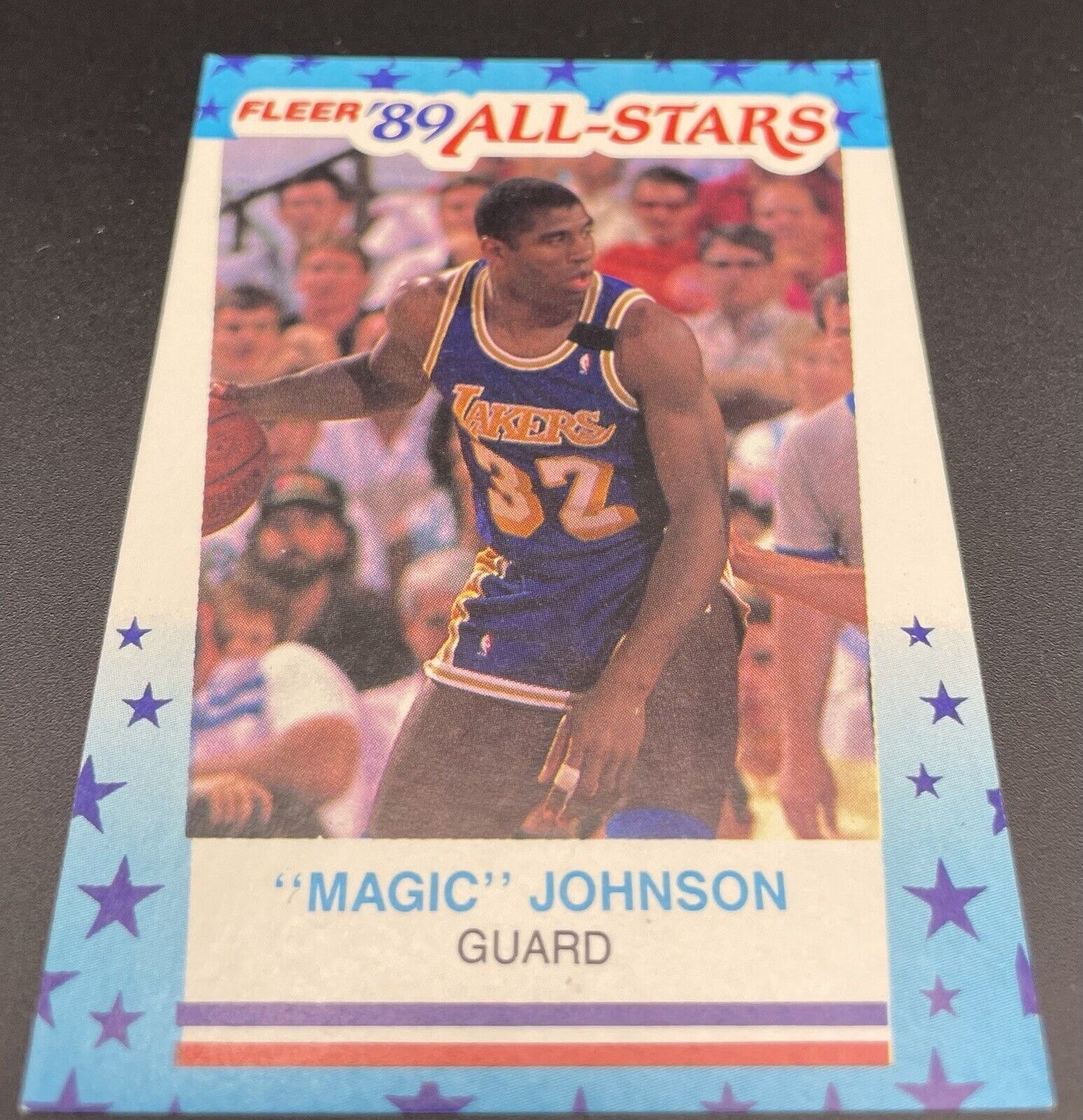 Magic Johnson 1989 Fleer Basketball #5 AllStars Sticker Los Angeles Lakers HOF🔥