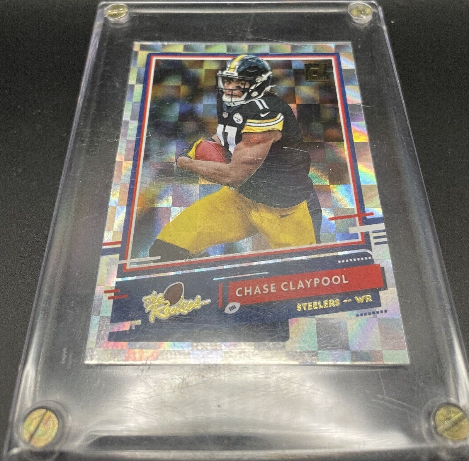 Chase Claypool 2020 Panini Donruss #TR-CC Rookies Checkered Pittsburgh Steelers