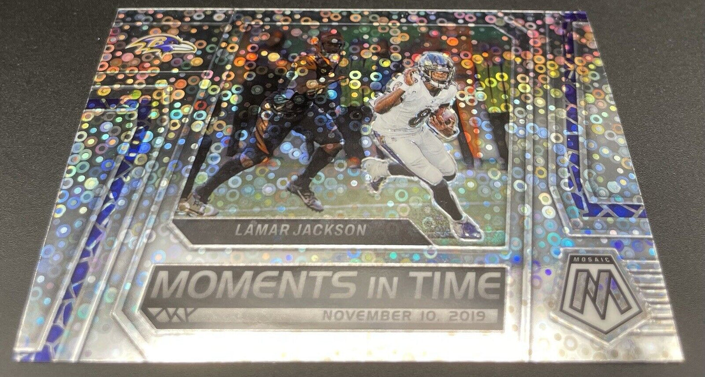 Lamar Jackson  2023 Panini Mosaic Disco #MT-23 Baltimore Ravens