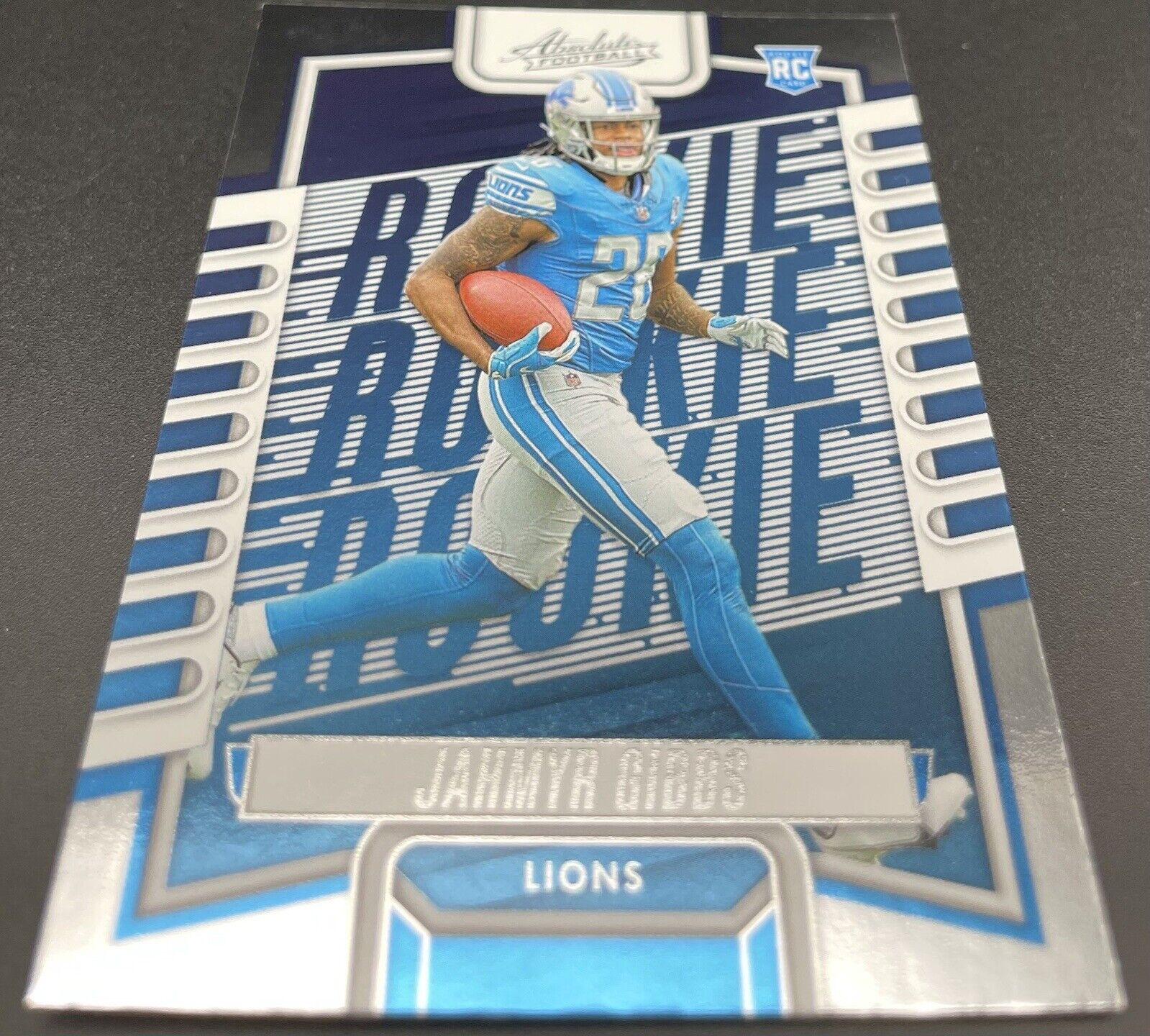 JAHMYR Gibbs 2023 Panini Absolute #108 Rookie Card Detroit Lions Chrome