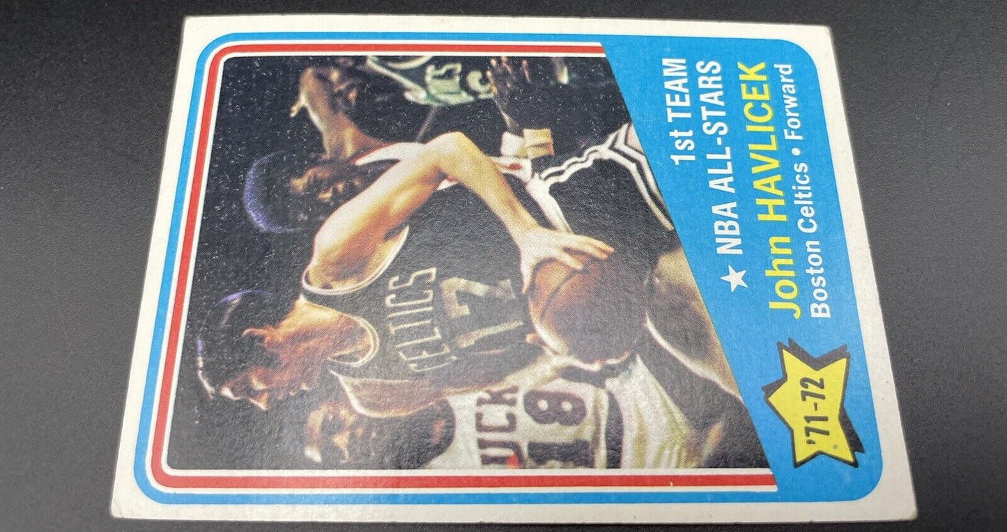 John Havlicek 1972 Topps #161 NBA All-Stars 1st Team Boston Celtics