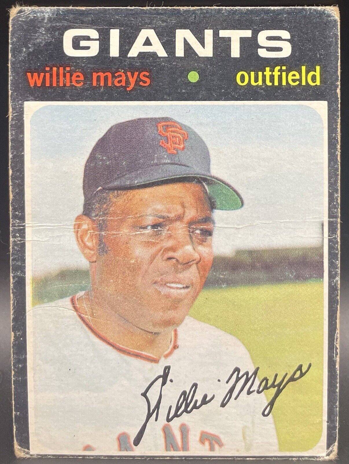 Willie Mays 1971 Topps #600 San Francisco Giants 