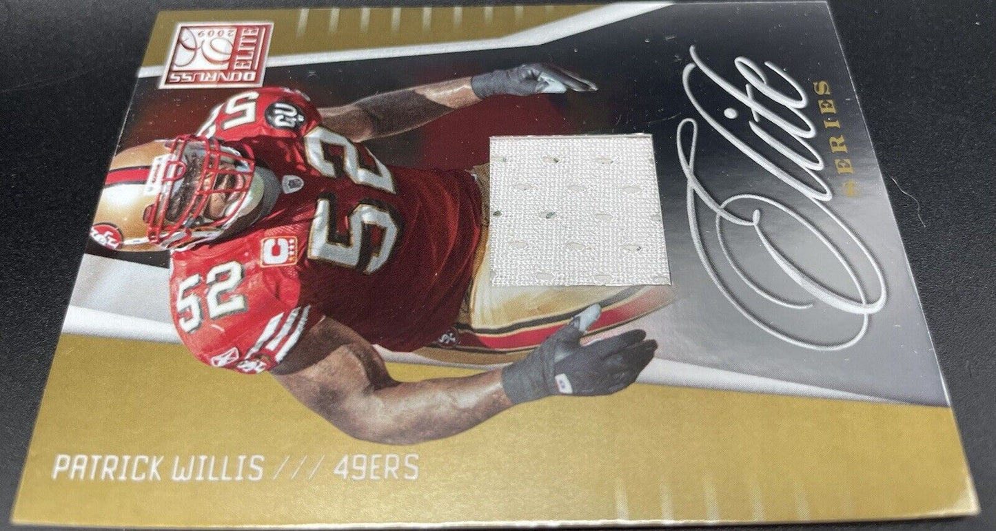 Patrick Willis 2009 Panini Donruss Elite #34 Patch /299 San Francisco 49ers