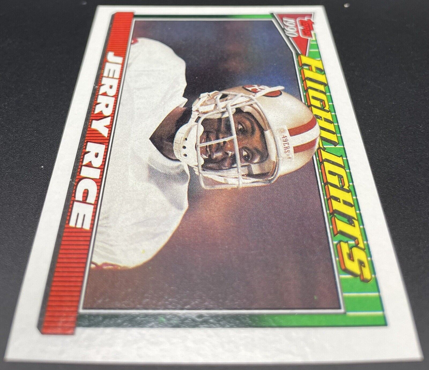 Jerry Rice 1991 Topps #6 Highlight San Francisco 49Ers