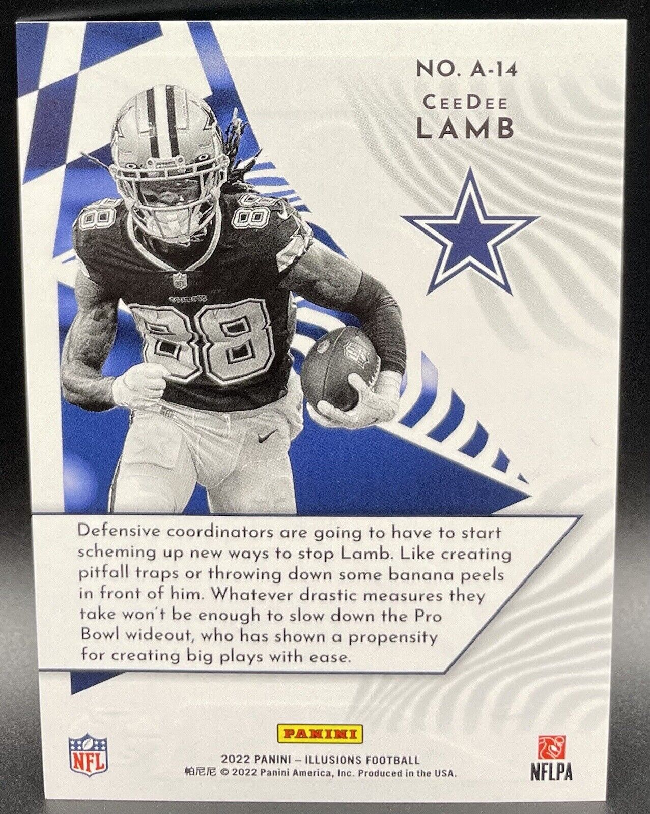 2022 Panini Illusions #A-14 CeeDee Lamb Amazing  Dallas Cowboys ￼￼