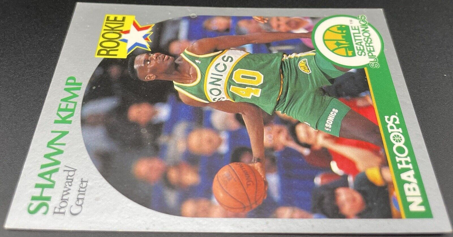 1990-91 NBA Hoops - #279 Shawn Kemp Rookie Card Seattle Supersonics ￼