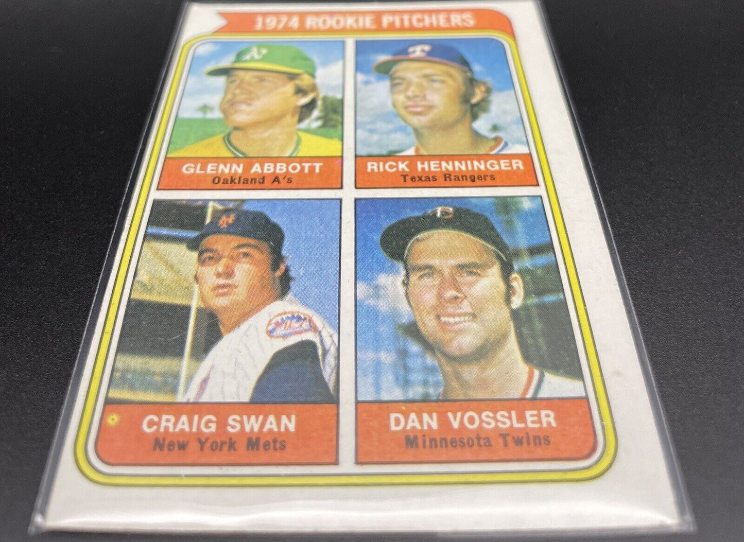 1974 Rookie Pitchers 1975 Topps #602  Glenn Abbott, Dan Vossler 