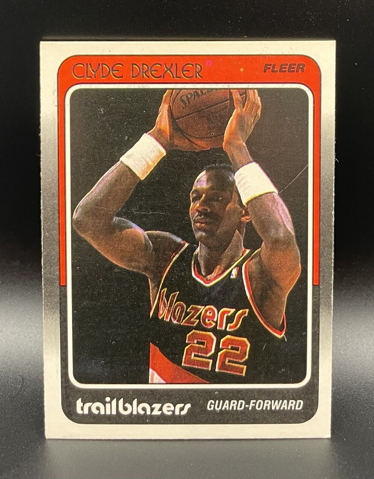 Clyde Drexler 1988 Fleer #92 Of 132 Portland Trail Blazers