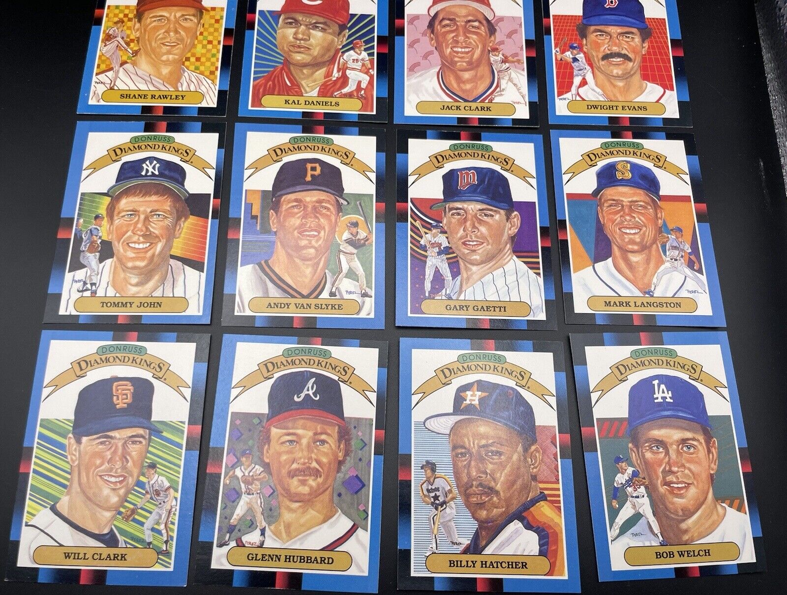 1987 Donruss Diamond Kings Complete Set Of 27 Cards In Mint Condition!!￼