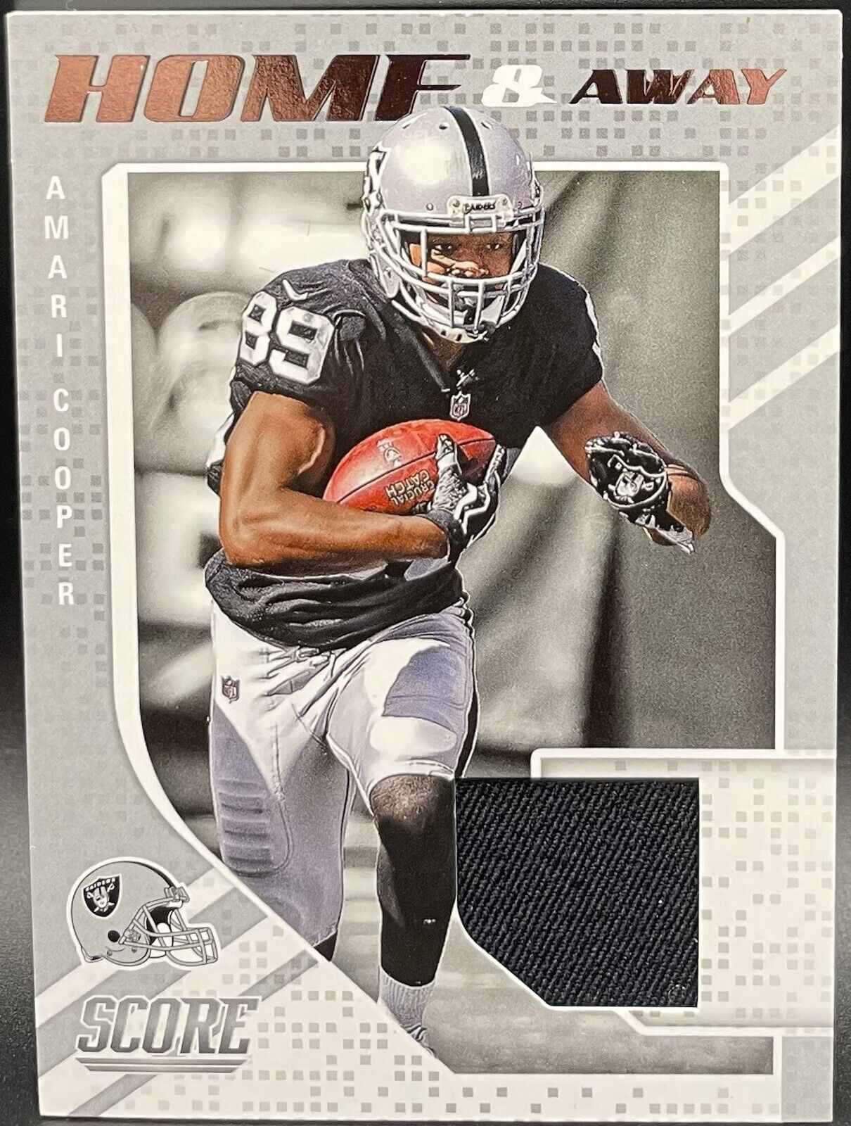 Amari Cooper 2018 Panini Score #1 Home And Away Patch Las Vegas Raiders