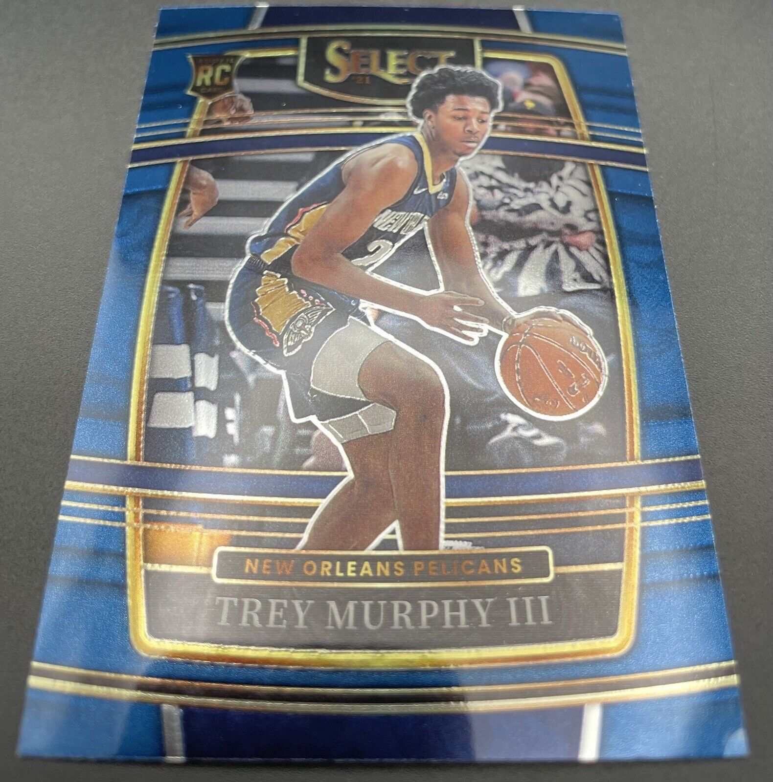 2021-22 Panini Select - Concourse Blue #46 Trey Murphy III, Trey Murphy III (RC)