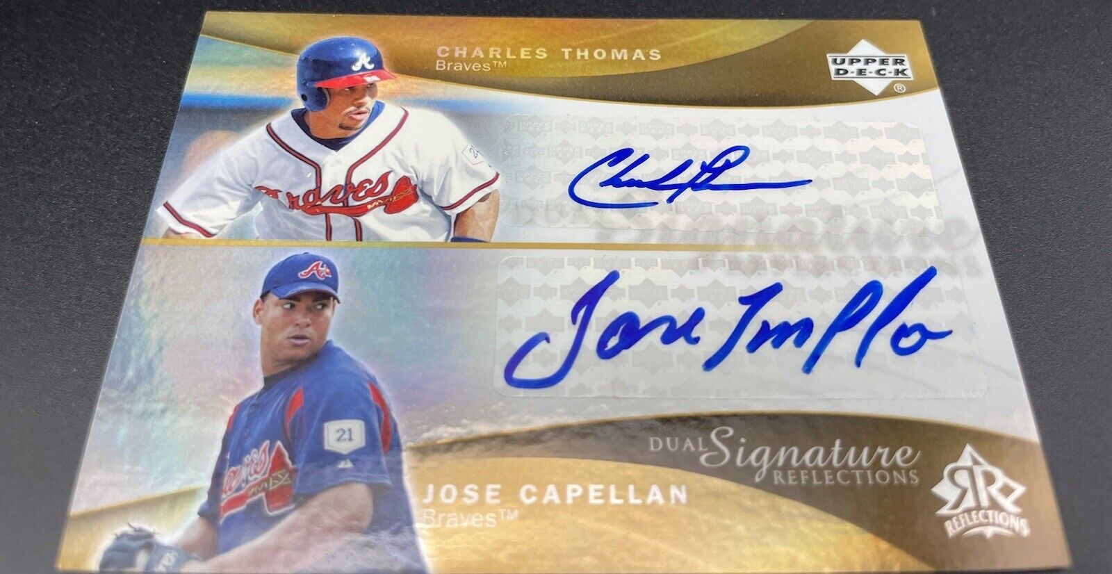 Charles Thomas / Jose Capellan 2005 Upper Deck #CTJC Atlanta Braves Autographs 