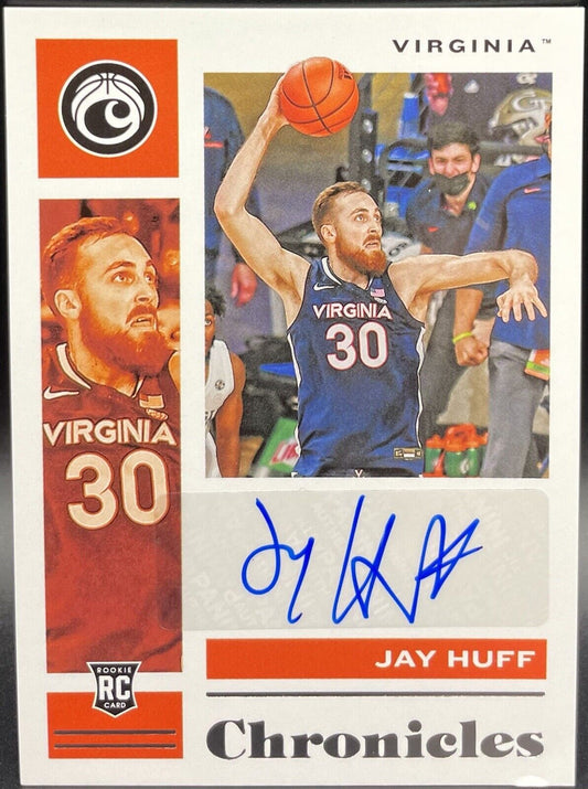 Jay Huff 2021 Panini Chronicles #CR-JHU Autograph, RC, Denver Nuggets￼