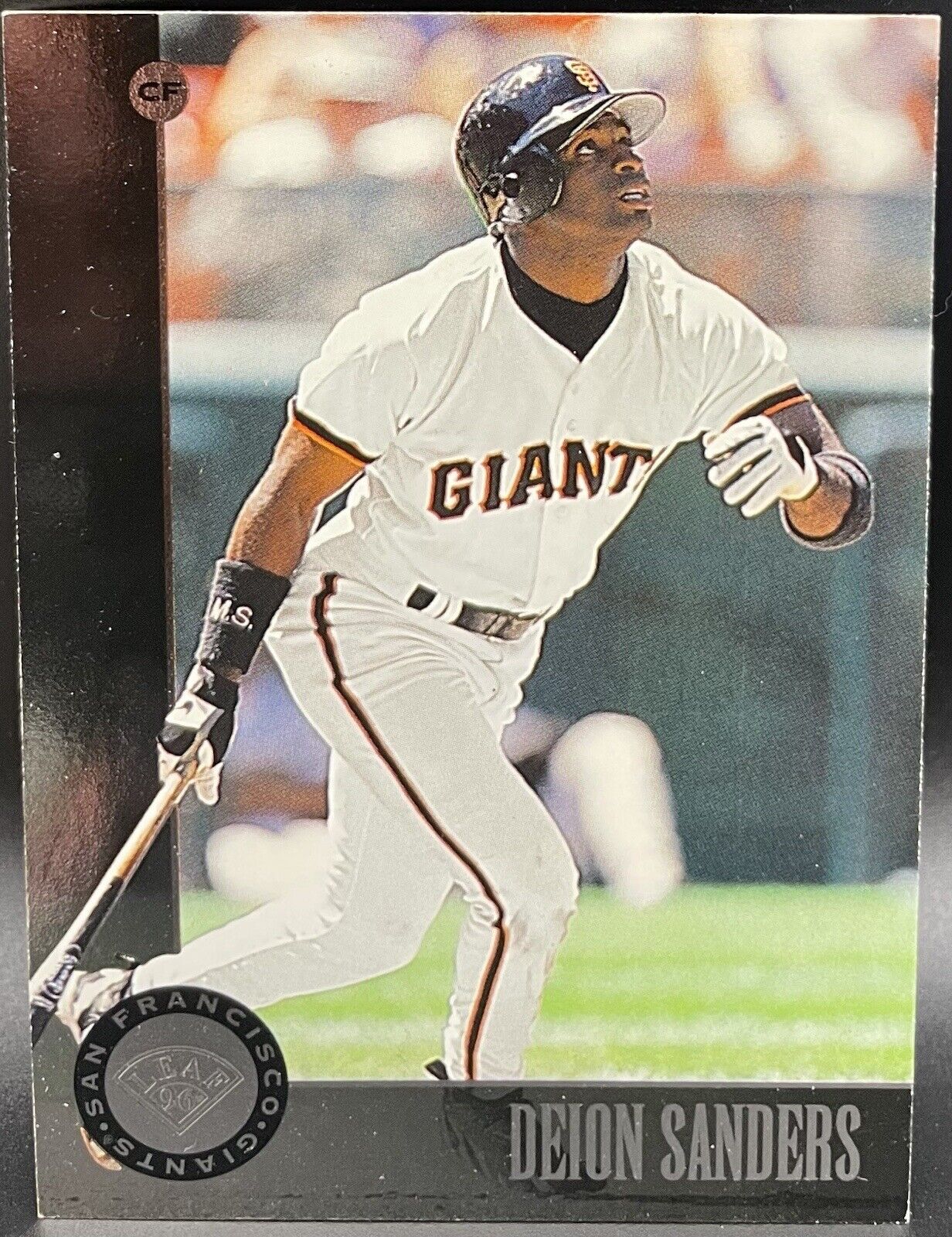 Deion Sanders 1996 Donruss #34 Leaf San Francisco Giants