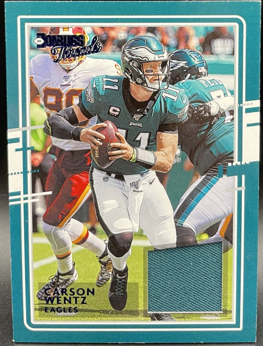 Carson Wentz 2020 Panini Donruss #5 Patch Philadelphia Eagles