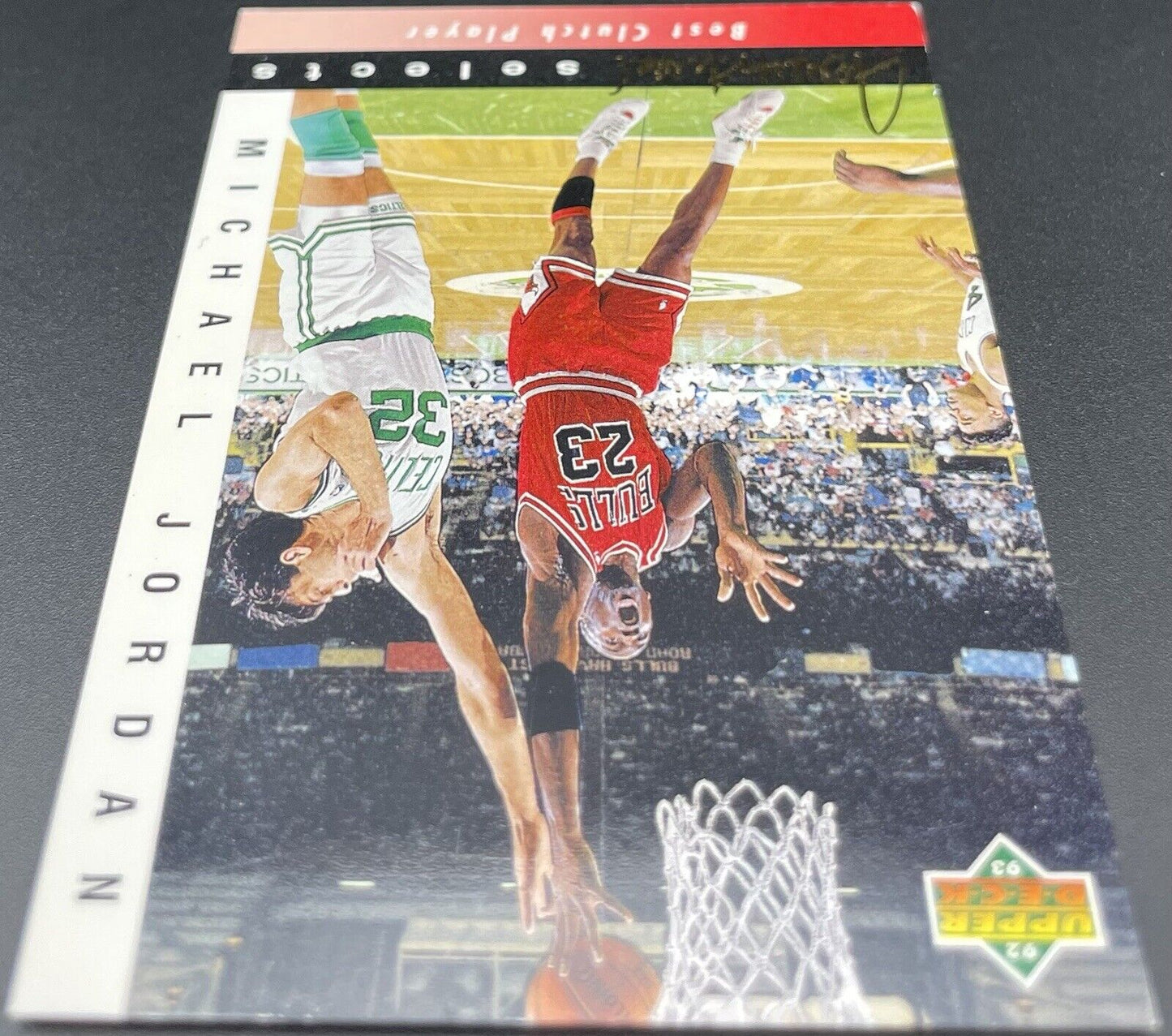 Michael Jordan 1992 Upper Deck #JW9 Jerry West selects Chicago Bulls