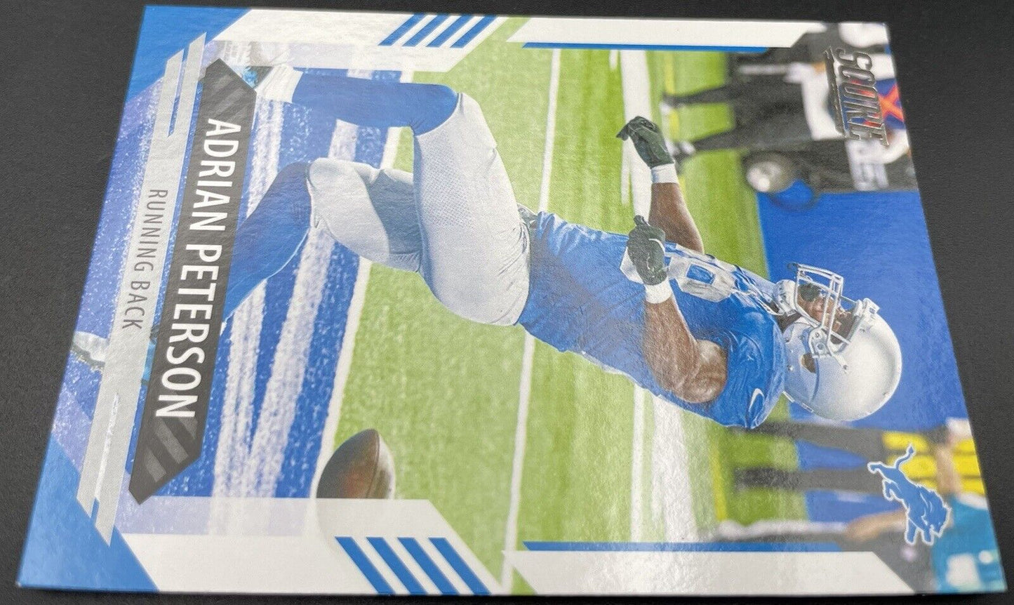 Adrian Peterson 2021 Panini Score Football #132 Detroit Lions