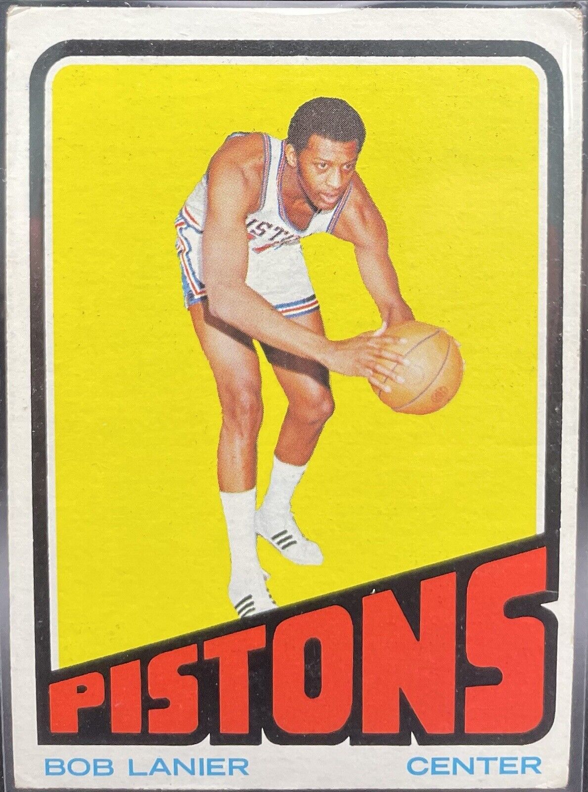 Bob Lanier 1972 Topps #80 Detroit Pistons