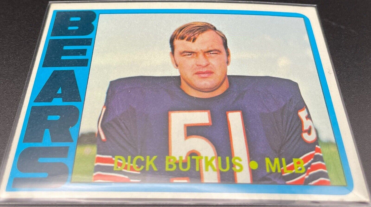 Dick Butkus 1972 Topps #170 Chicago Bears Da Bears