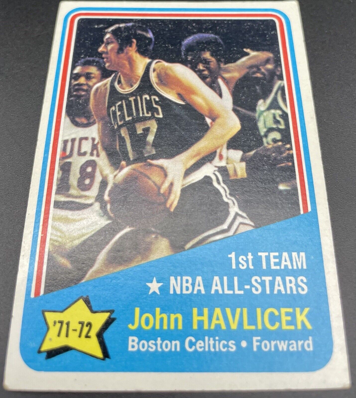 John Havlicek 1972 Topps #161 NBA All-Stars 1st Team Boston Celtics