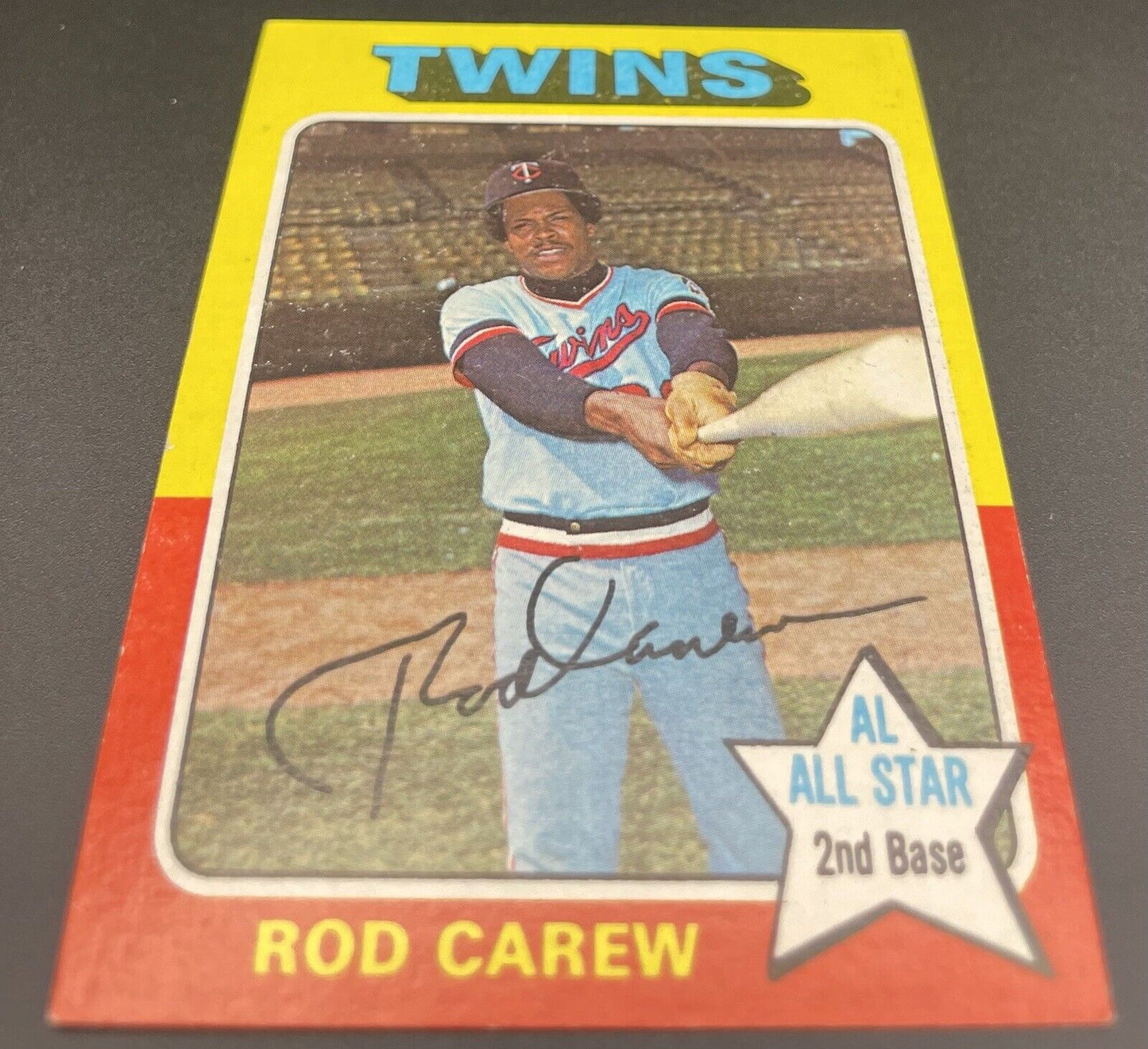 Rod Carew 1975 Topps #600 All-Star 2nd Base Minnesota Twins