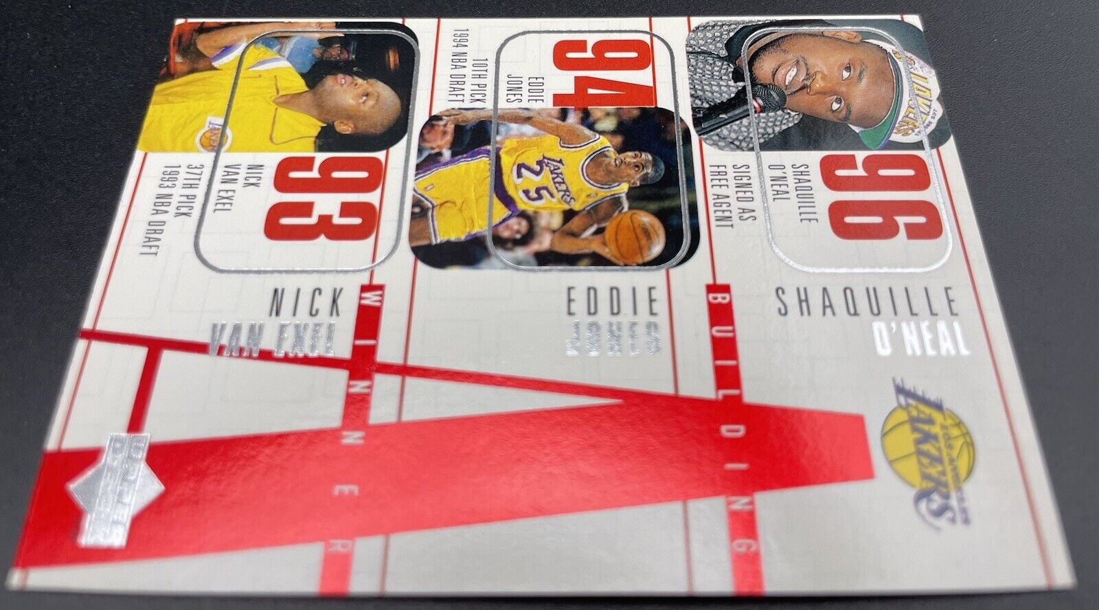 1996-97 Upper Deck - Building a Winner #148 Kobe Bryant, Shaquille O'Neal, Eddie