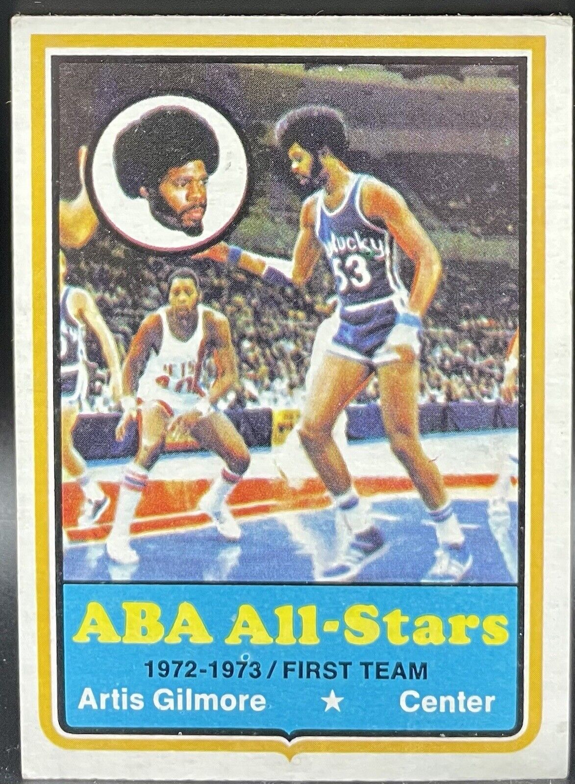 Artis ‘A-Train’ Gilmore 1973 Topps #250 Kentucky Colonels ABA All-Star Jersey SP