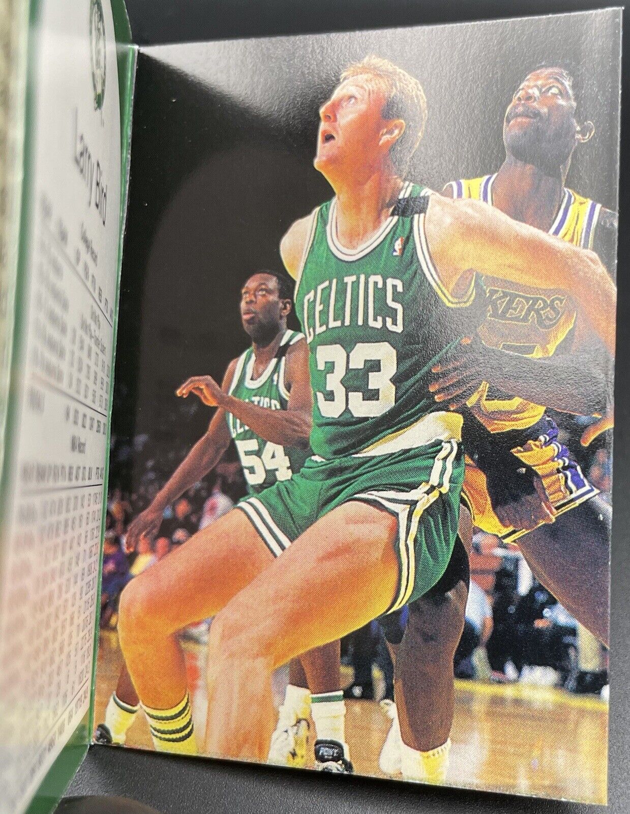 1990 NBA HOOPS Larry Bird #37 Collect A Book Boston Celtics RARE🔥