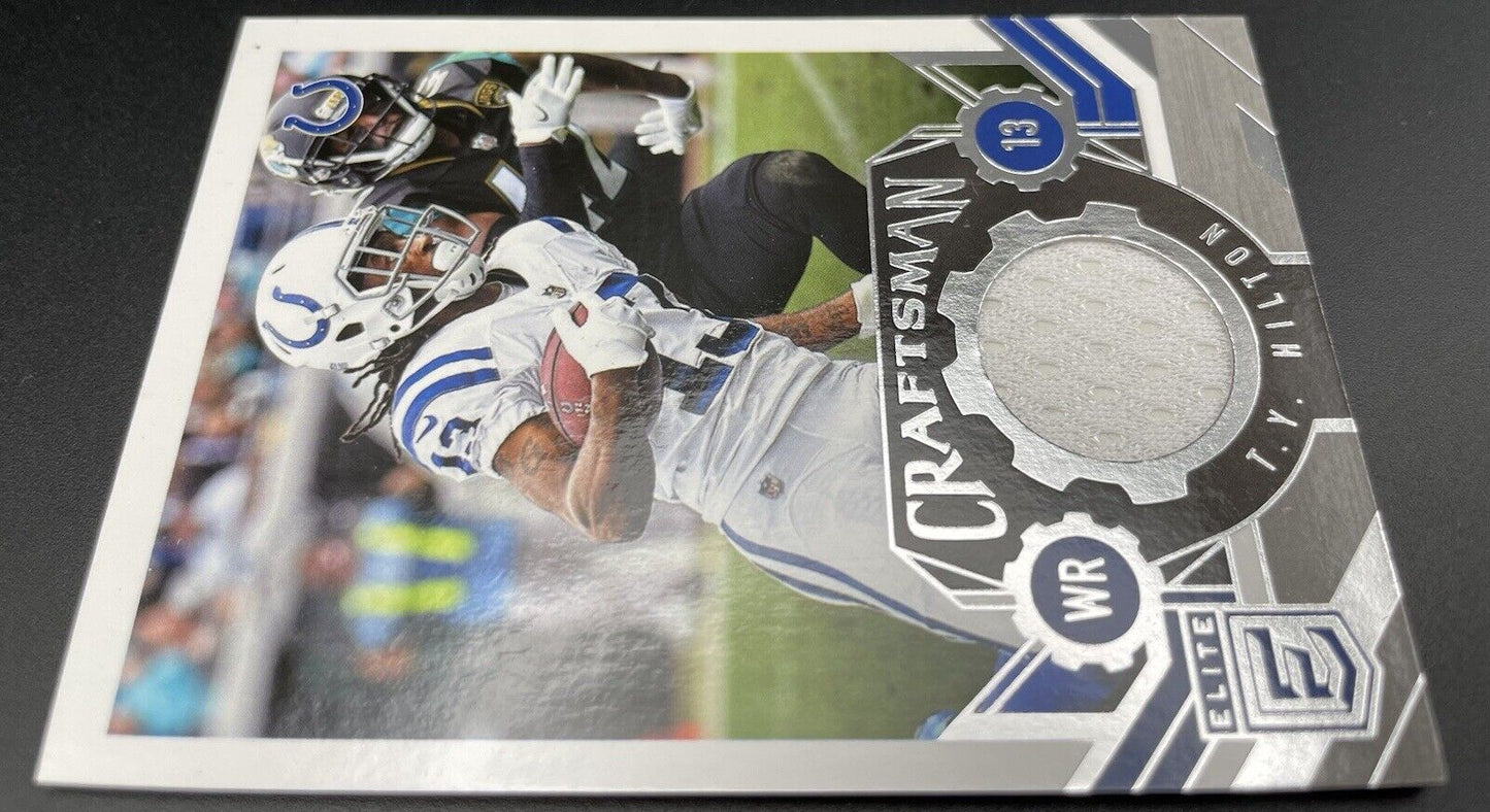 T.Y. Hilton 2018 Panini Donruss Elite #CJ-18 Patch Craftsman Indianapolis Colts