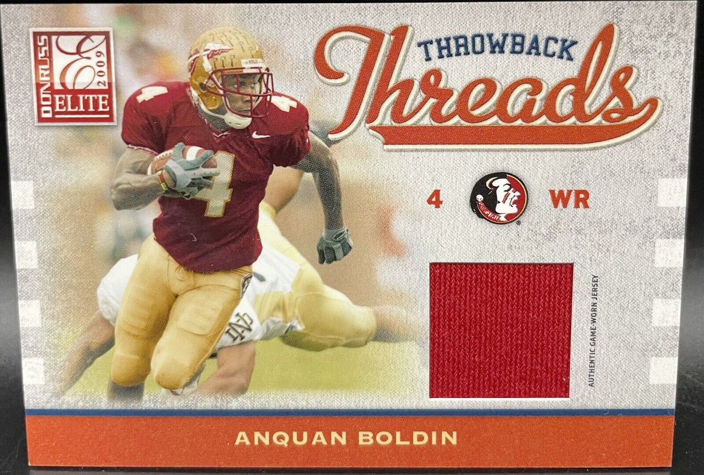 Anquan Bolden  2009 Panini #46 RC, Dual Patch /299 St. Louis Cardinals ￼￼