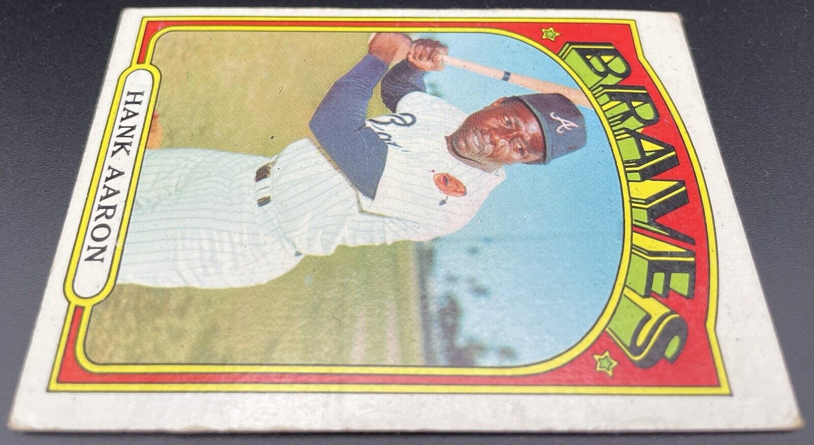 Hank Aaron 1972 Topps #299 Atlanta Braves HOF 