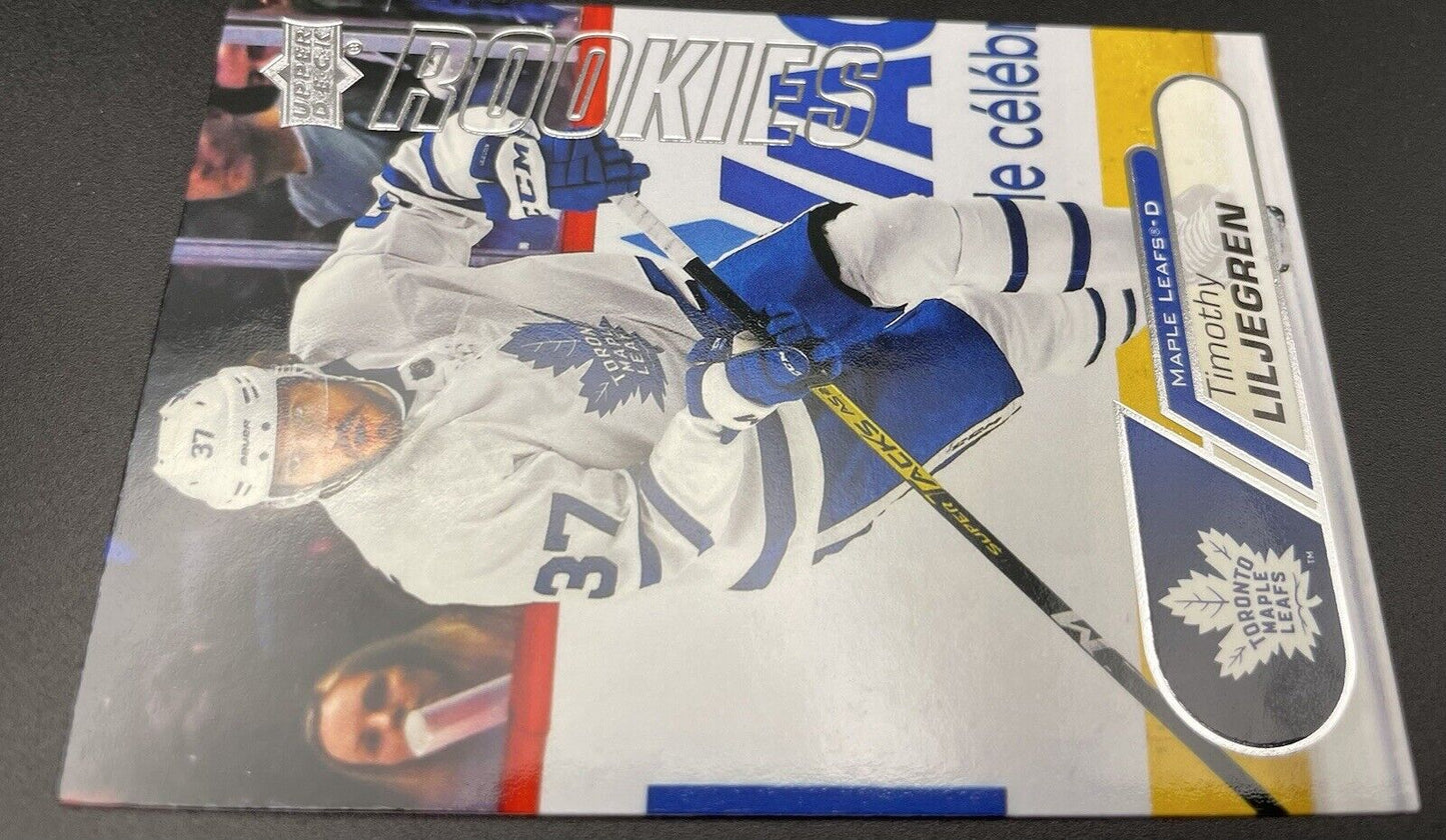 Timothy Liljegren 2020-21 Upper Deck #6 RC Toronto Maple Leafs￼