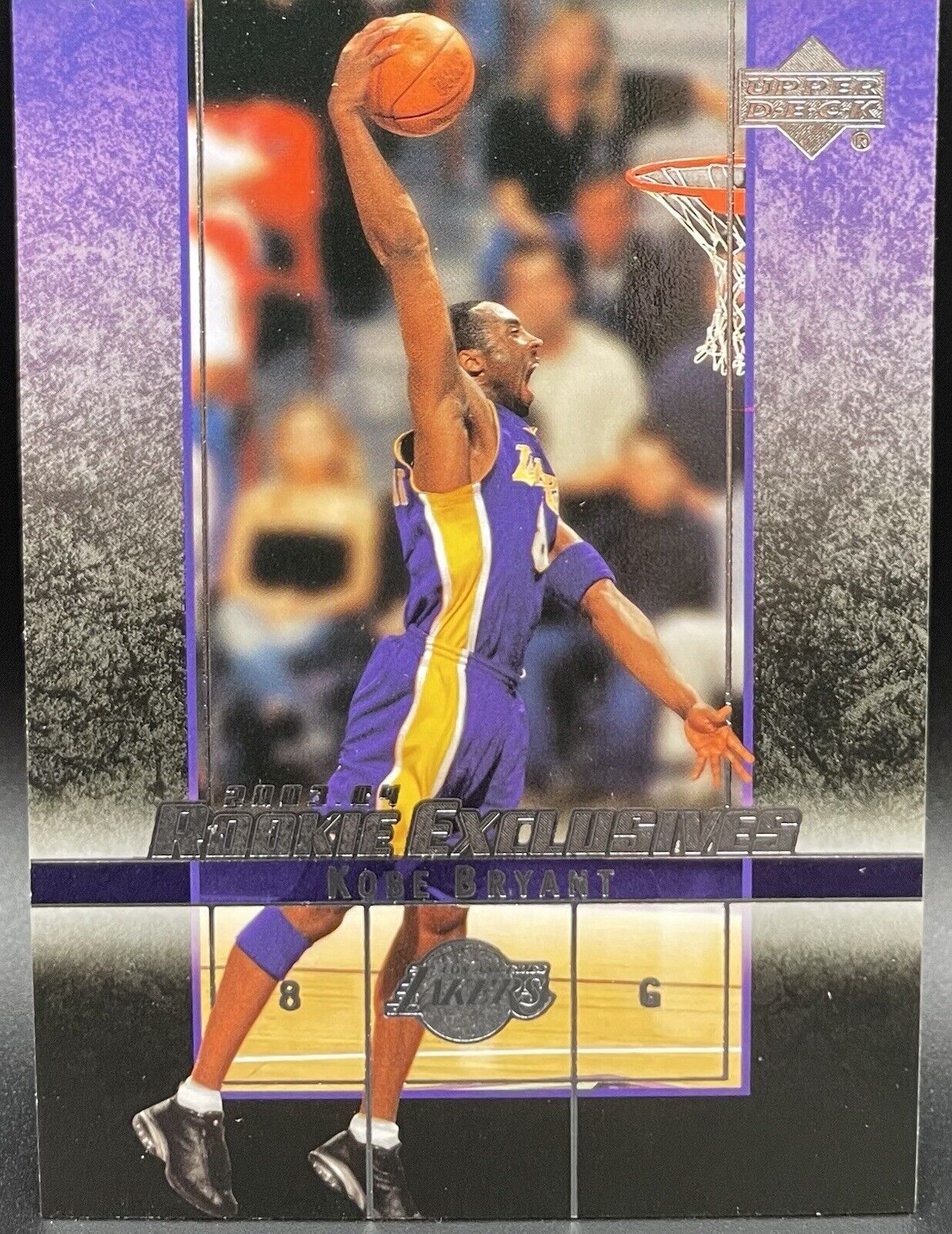 Kobe Bryant 2004 upper deck #59 2003-04 Rookie Exclusives LA Lakers 