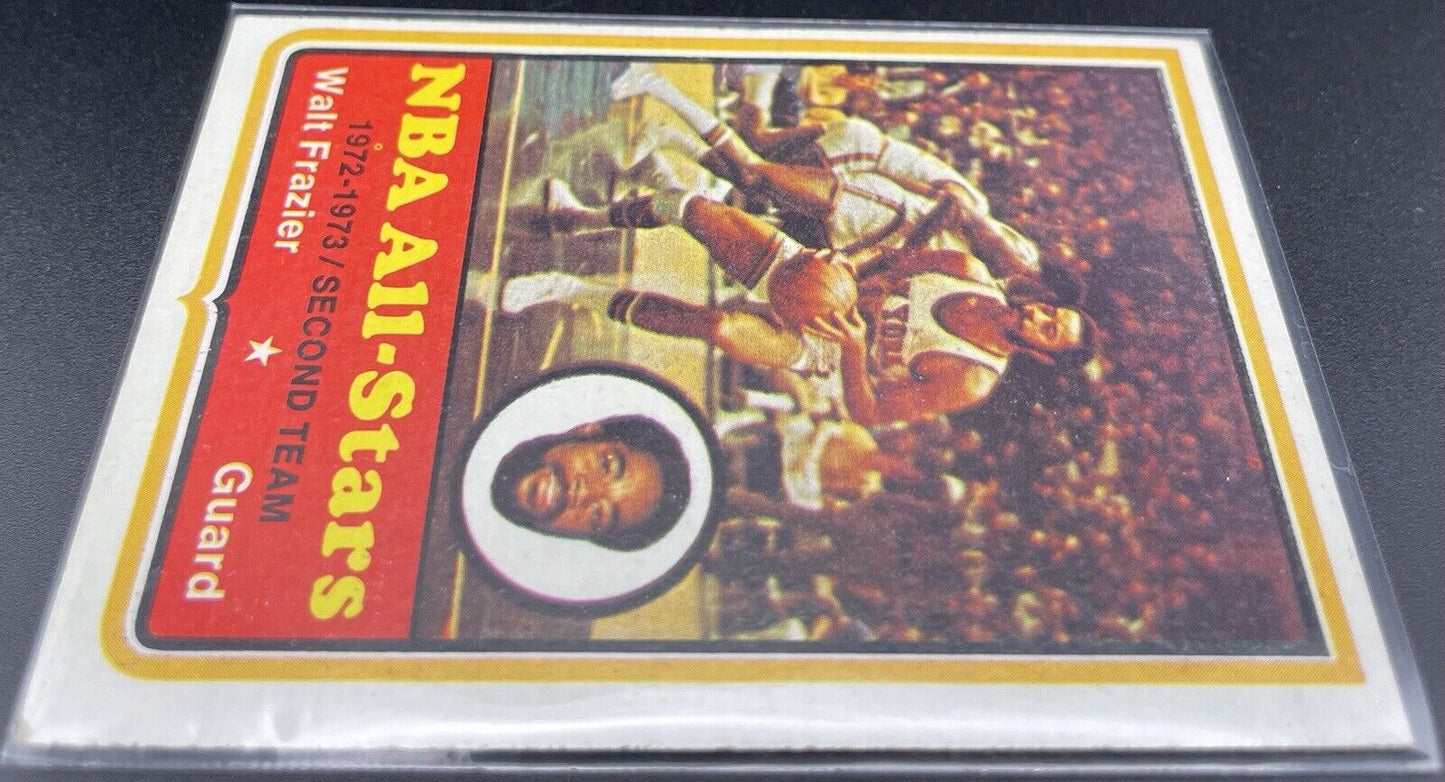 Walt Frazier 1974 Topps #10 All-Star  New York Knicks HOF