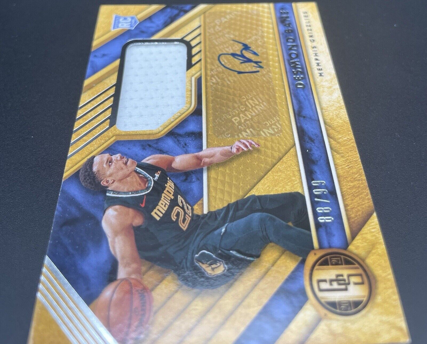 2020 Panini Gold Standard  DESMOND BANE #DES  RPA Rookie Auto Patch  /99